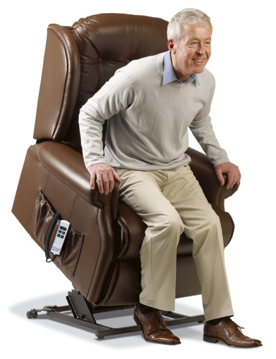 Lynton Royale Leather 'Lift & Rise' Recliner