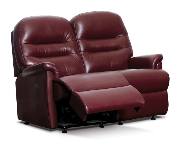 Keswick Standard Leather Reclining 2-Seater Settee