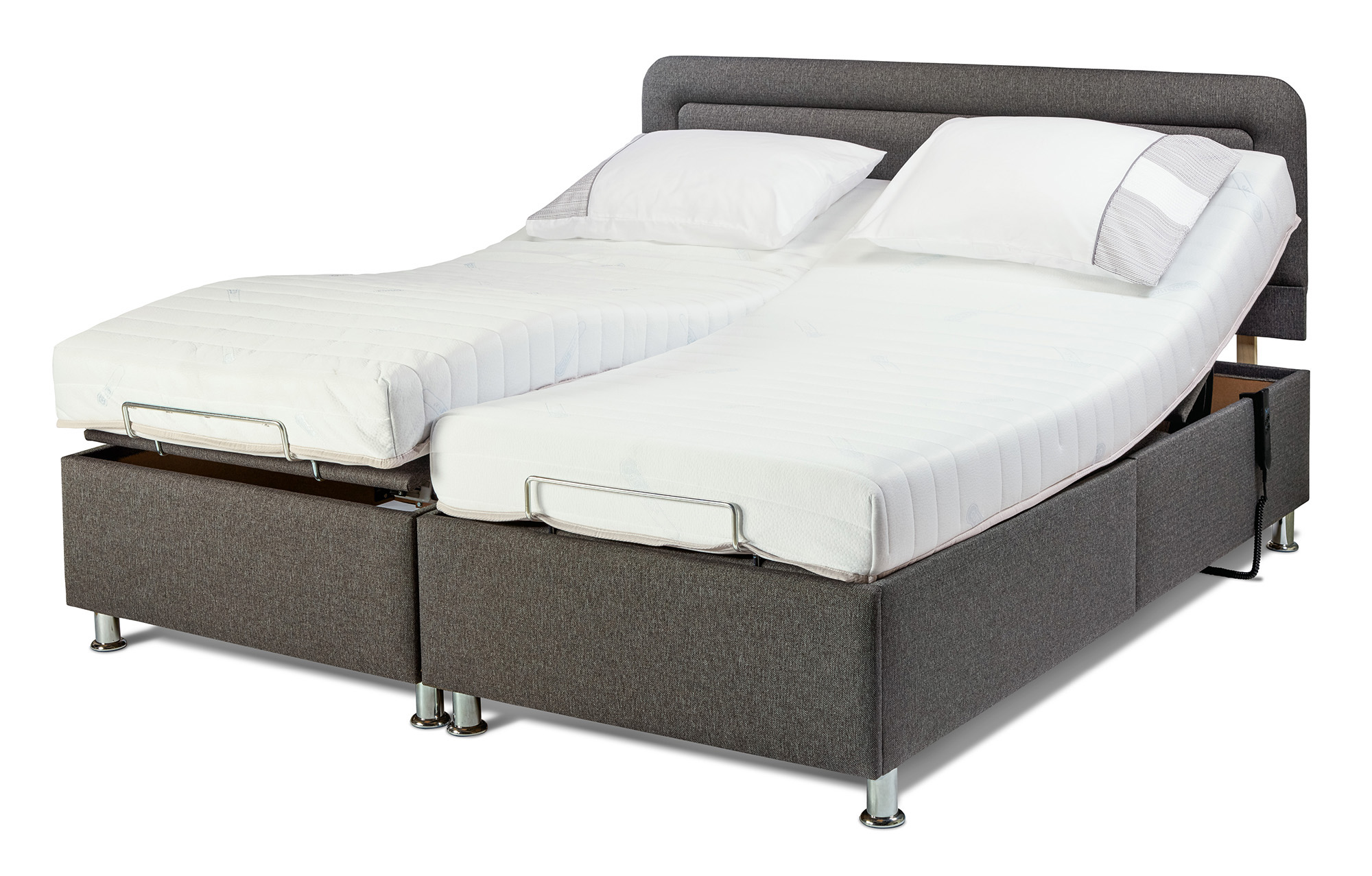 super king bed with two mattresses